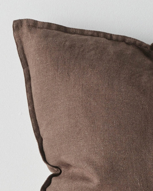 Weave Como Cocoa Linen Cushion
