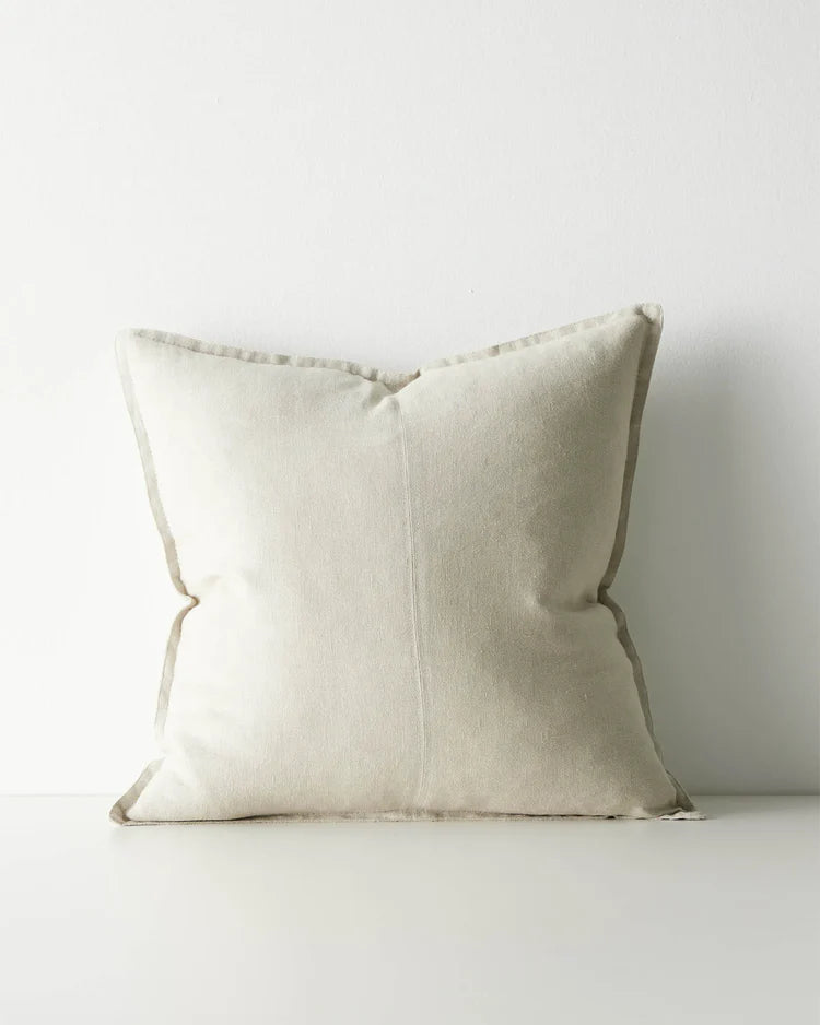 Weave Como Oatmeal Linen Cushion
