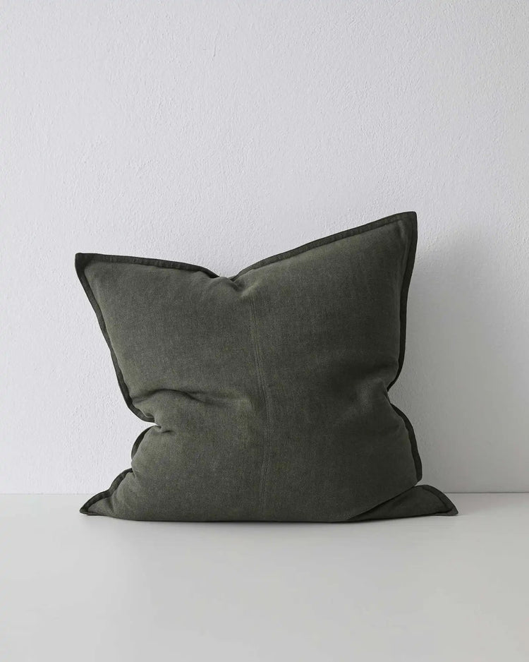 Como Khaki Linen Cushion