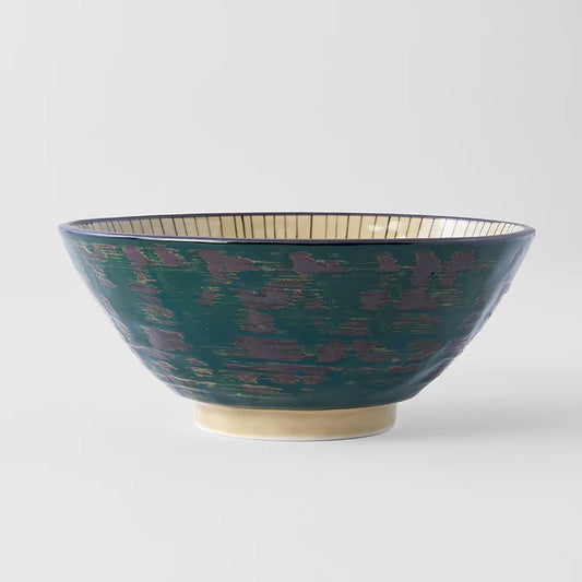 Made in Japan Green Converging Udon Bowl