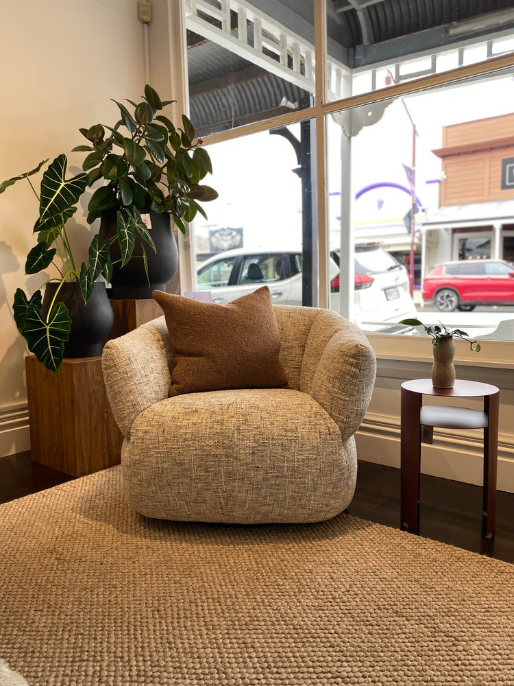 Kumo Swivel Chair - Frost