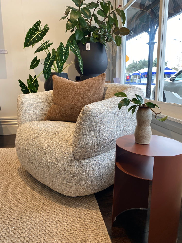 Kumo Swivel Chair - Frost