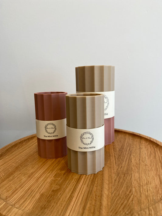 The Millie Vase - Nude/Clay