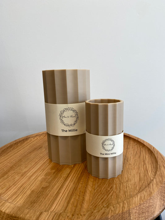 The Mini Millie Vase - Nude