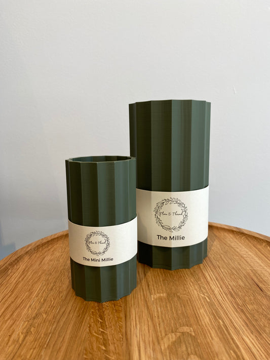 The Millie Vase - Olive