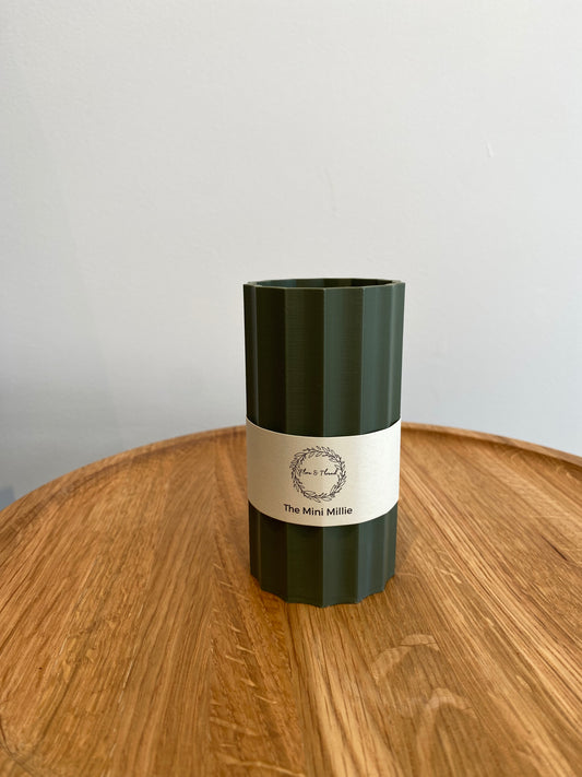 The Mini Millie Vase - Olive
