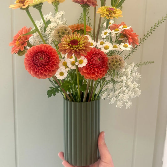 The Frankie Vase - Olive