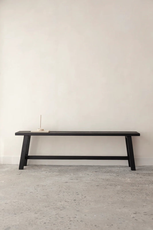 Jordy Teak Bench - Black