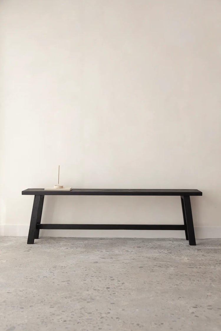 Jordy Teak Bench - Black
