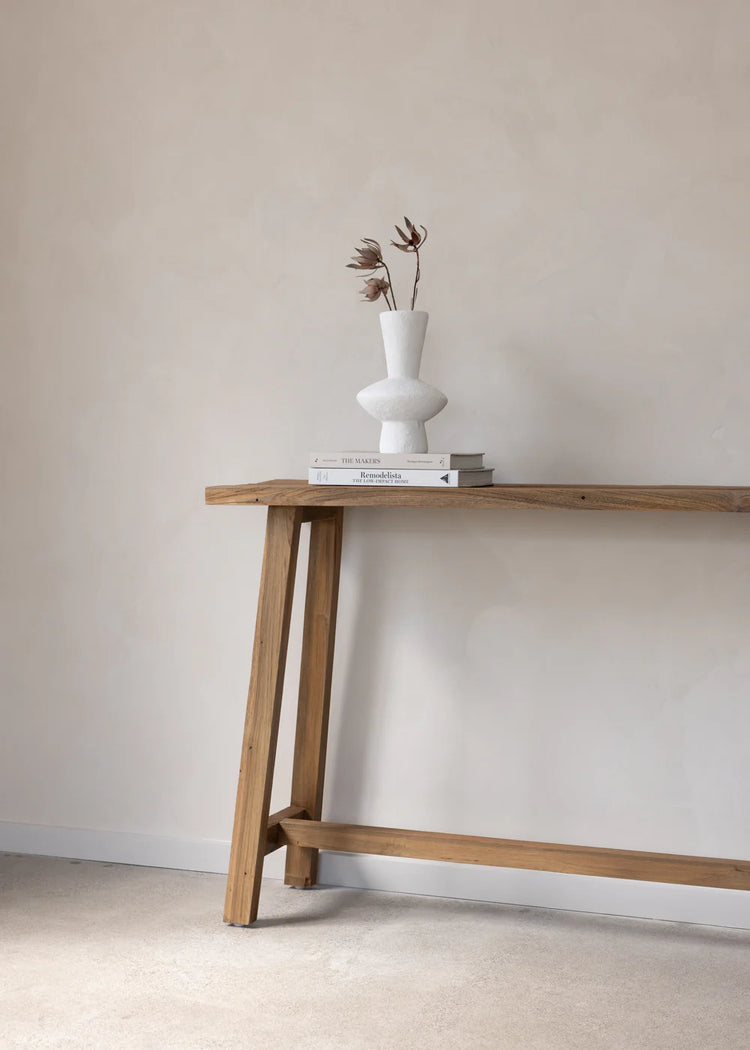 Jasmine Teak High Bench - Dark Teak