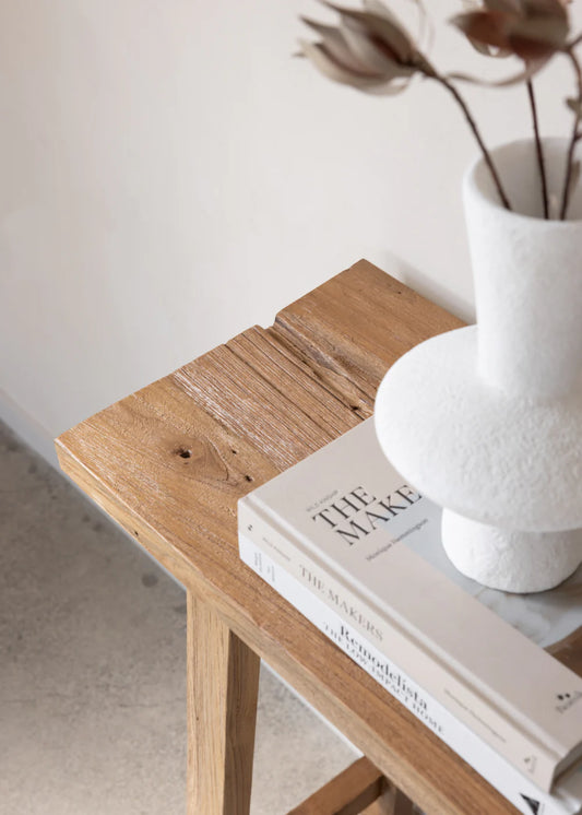 Jasmine Teak High Bench - Dark Teak