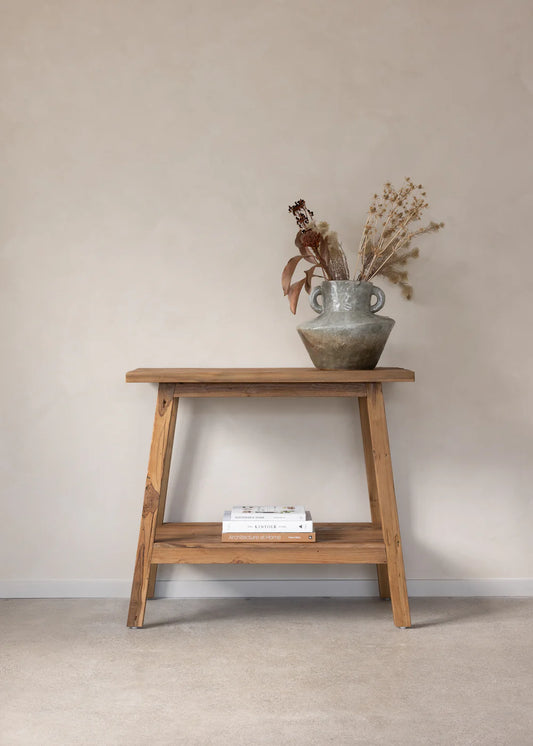 Sara Teak Console - Dark Teak