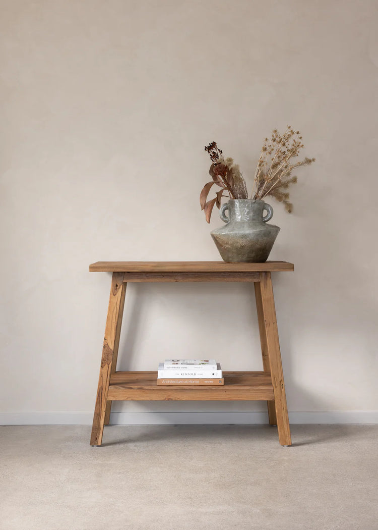 Sara Teak Console - Dark Teak