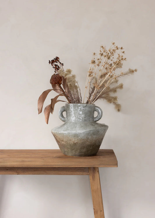 Sara Teak Console - Dark Teak