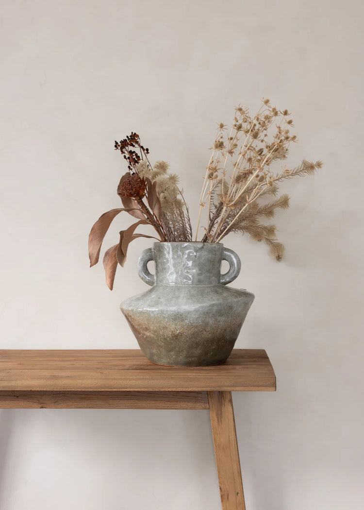 Sara Teak Console - Dark Teak