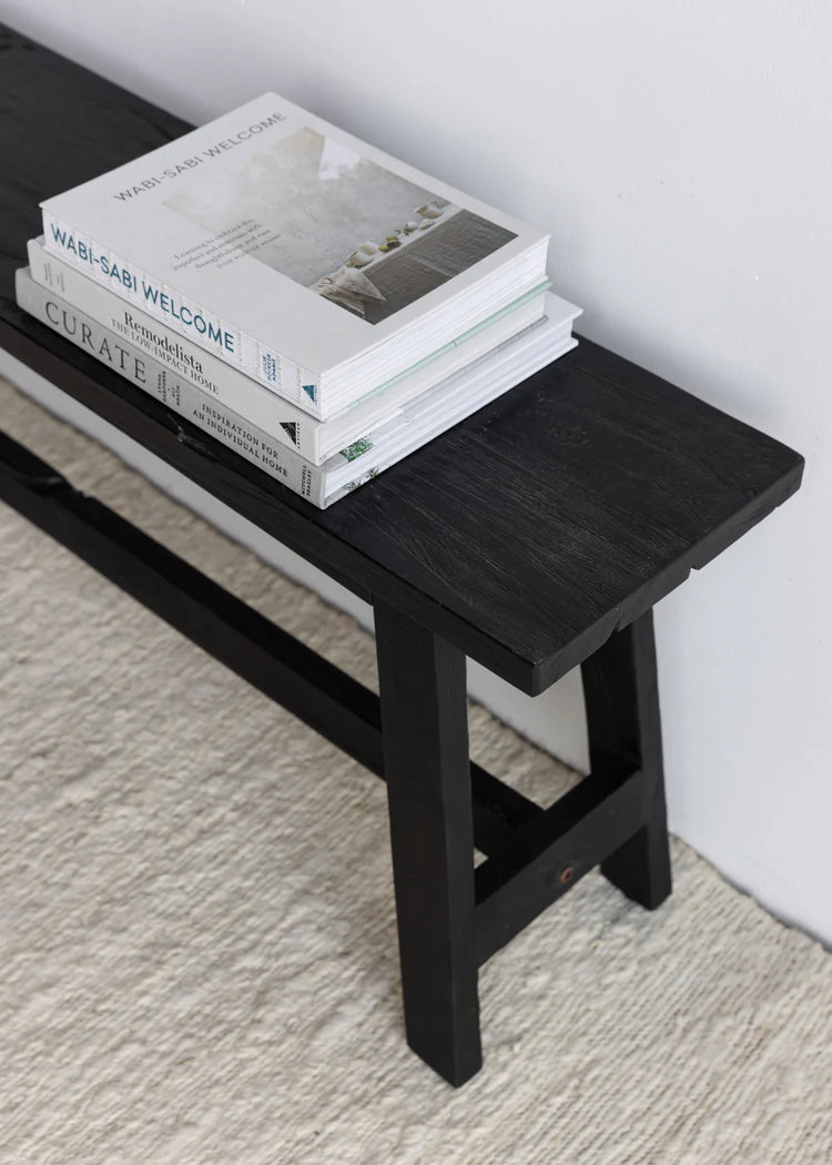 Jordy Teak Bench - Black