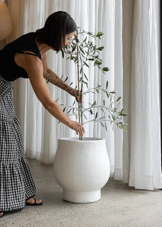 Kayu-Studio Tas Pot | Ivory