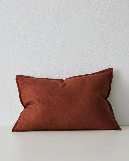 Weave Fiore Lumbar Cushion - Rosewood