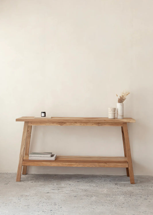 Sara Teak Console - Natural