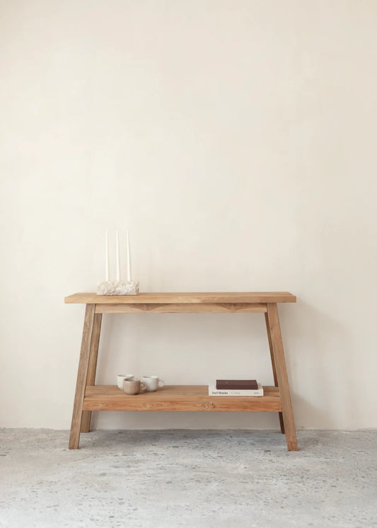 Sara Teak Console - Natural