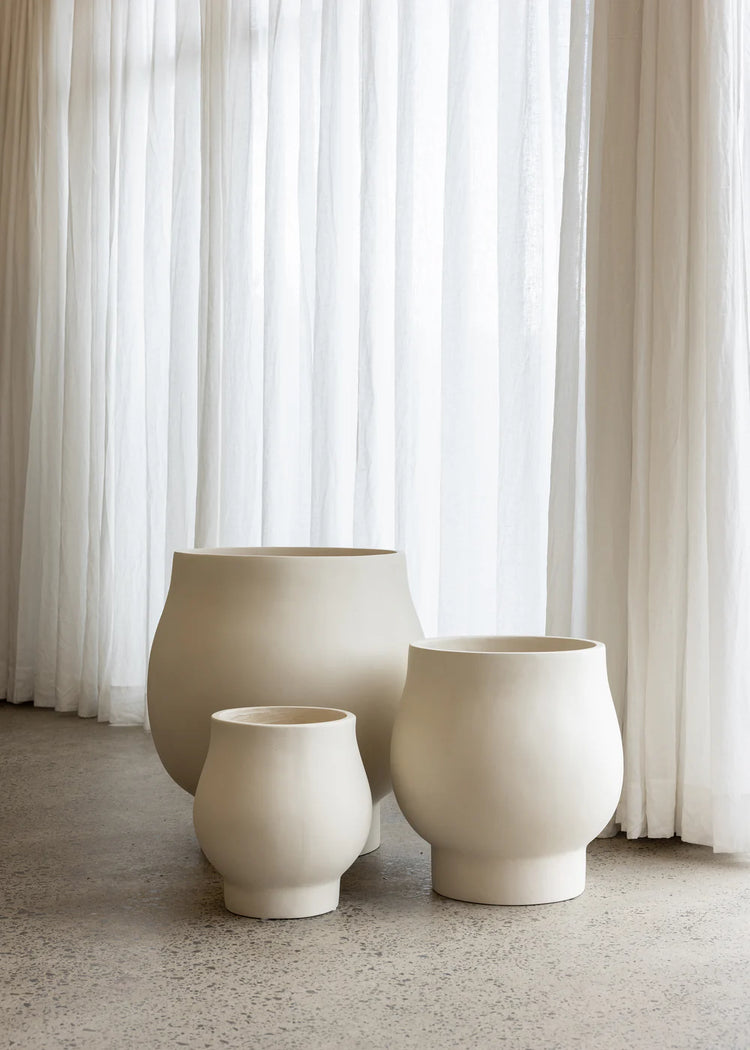 Kayu-Studio Tas Pot | Light Beige