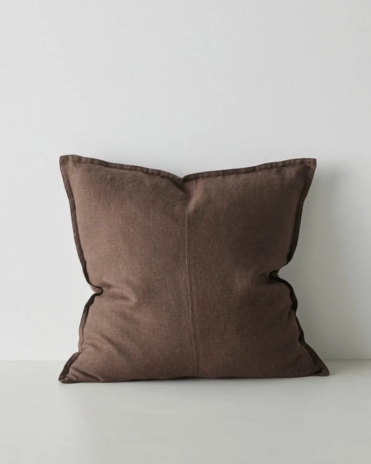Weave Como Cocoa Linen Cushion
