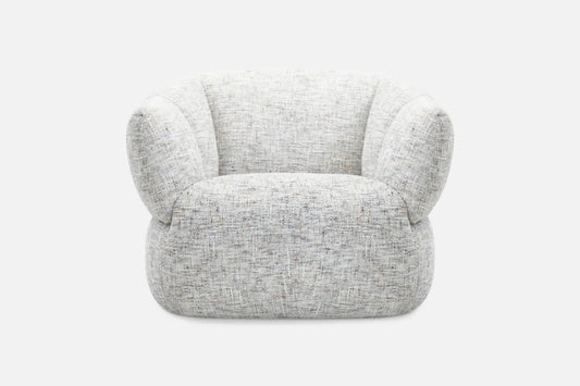 Kumo Swivel Chair - Frost