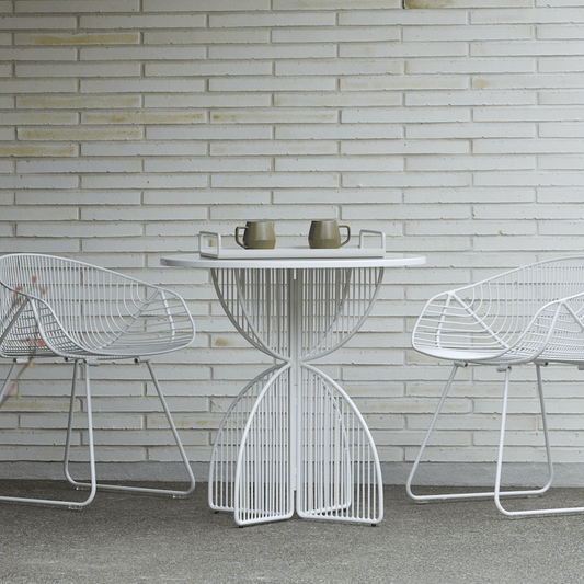 Ico Traders Omaha Cafe Table - Stainless Steel