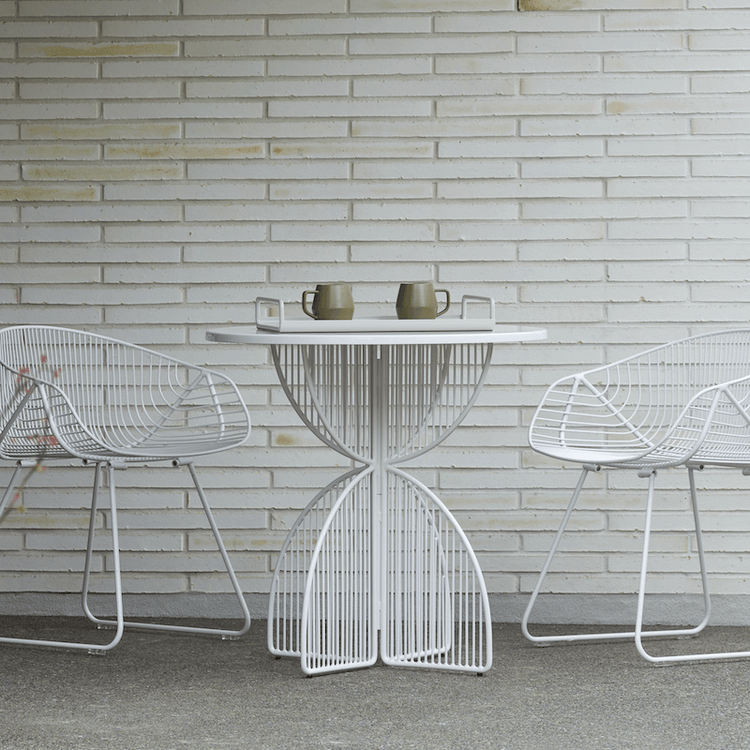 Ico Traders Omaha Cafe Table - Stainless Steel