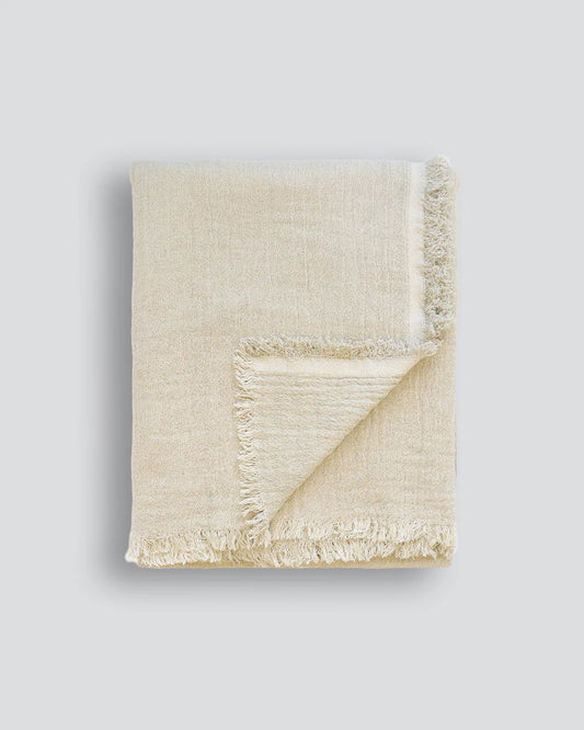 Mulberi Ecru Papyrus Throw