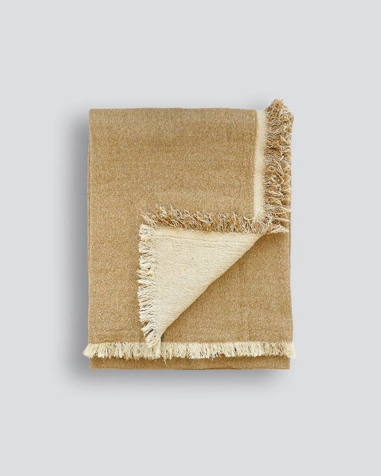 Mulberi Mustard Papyrus Throw