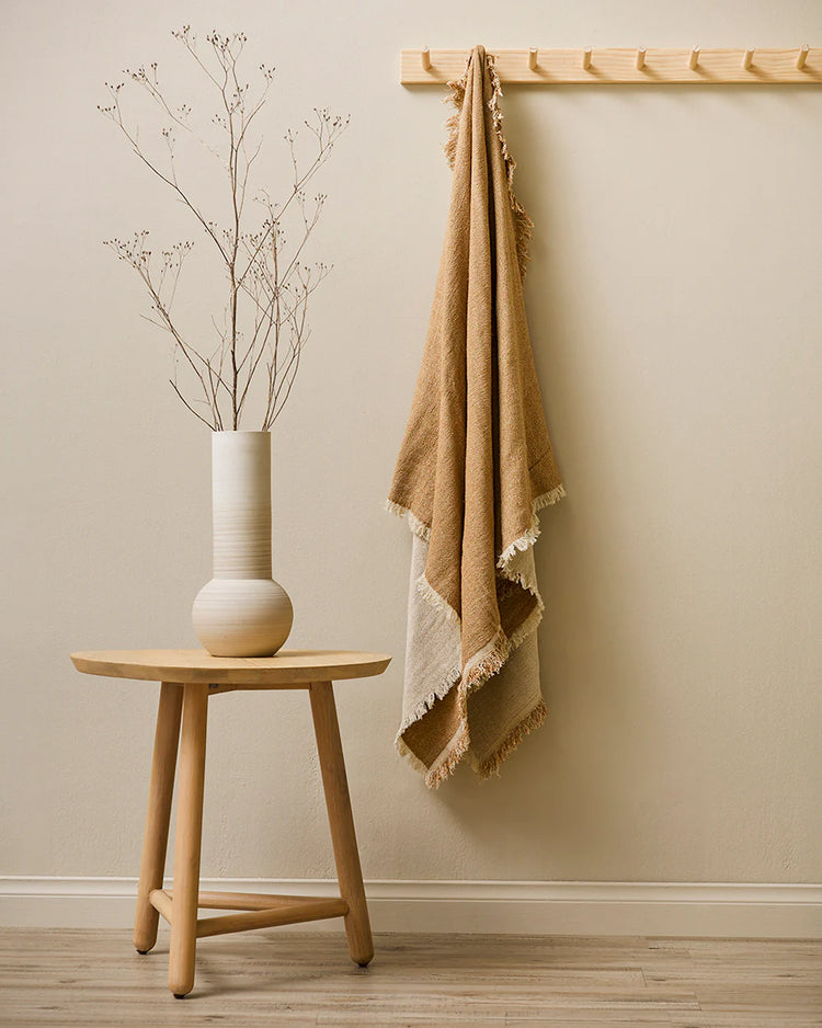 Mulberi Mustard Papyrus Throw