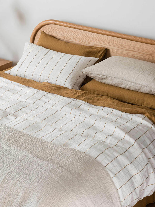 Chambray Linen Pillowcase Pair