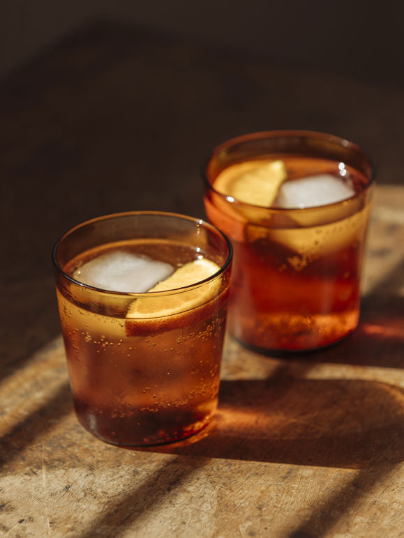 Glass Tumbler 360ml - Amber