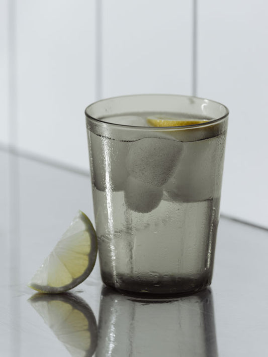 Glass Tumbler 500ml - Charcoal