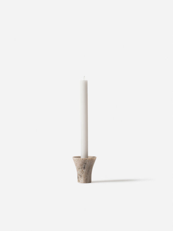 Flare Candle Holder - Forest Brown