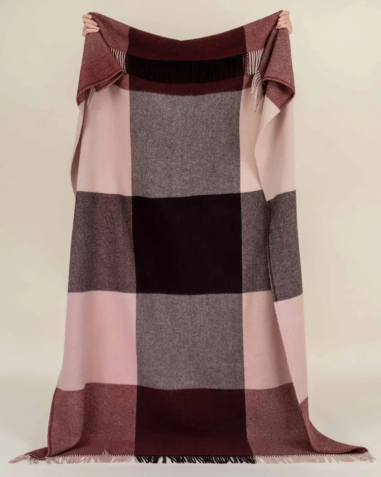 Weave Brookside Beetroot Wool Throw