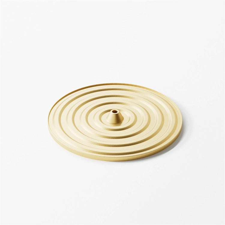 Ripple Brass Incense Holder