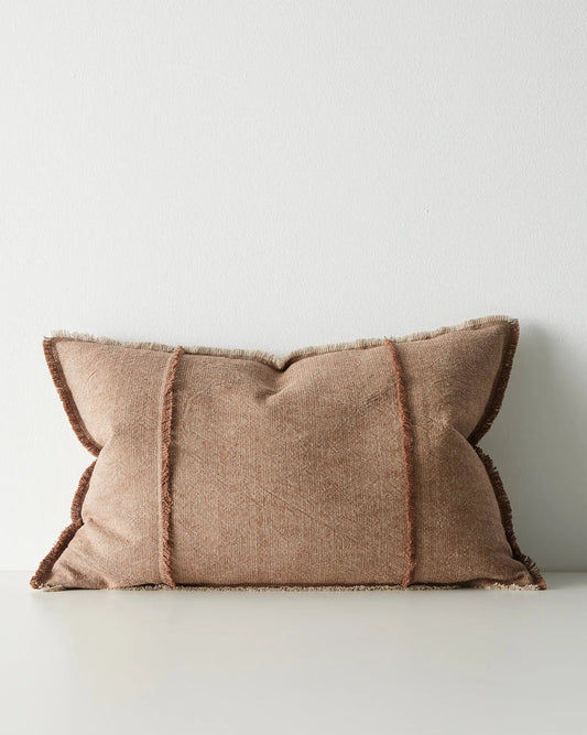 Weave Adela Rust Lumbar Cushion