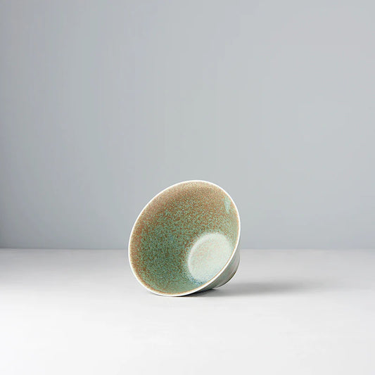Made in Japan Green Fade Fluted Bowl