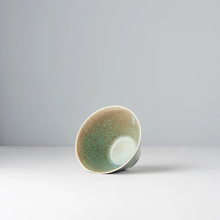 Made in Japan Green Fade Fluted Bowl