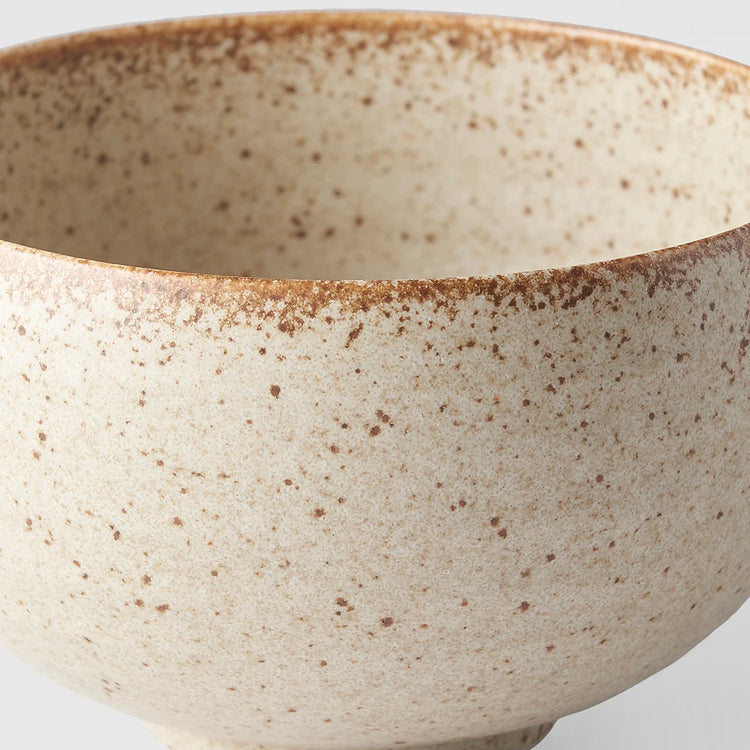 Made in Japan Sand Fade Large U Shaped Bowl