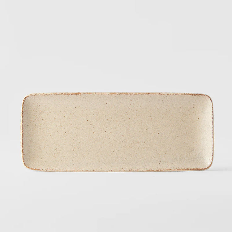 Made in Japan Sand Fade Sashimi Plate