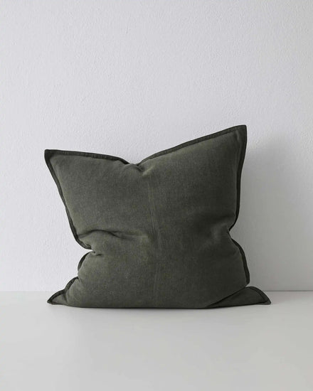 Como Khaki Linen Cushion