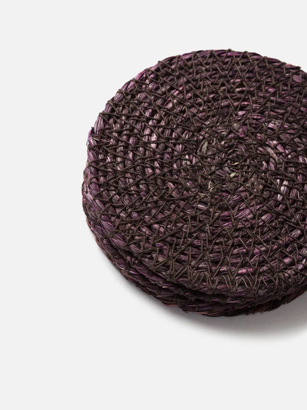 Woven Coaster - Cocoa Set of 4