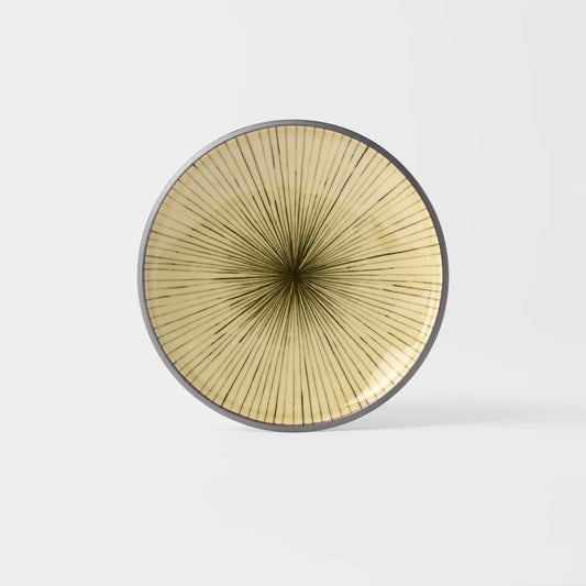 Made in Japan Green Converging Tapas Plate