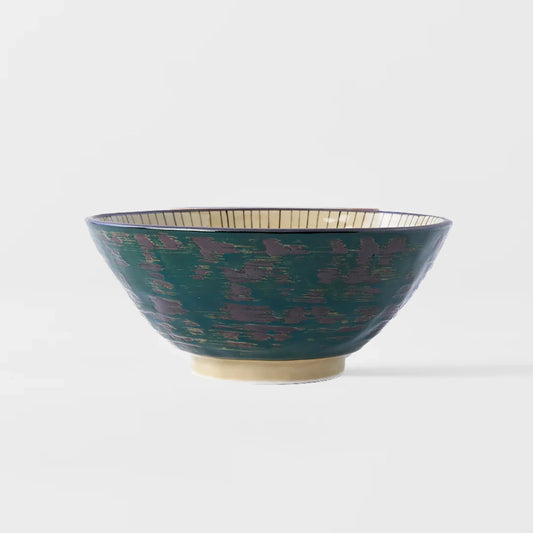 Made in Japan Green Converging Medium Bowl