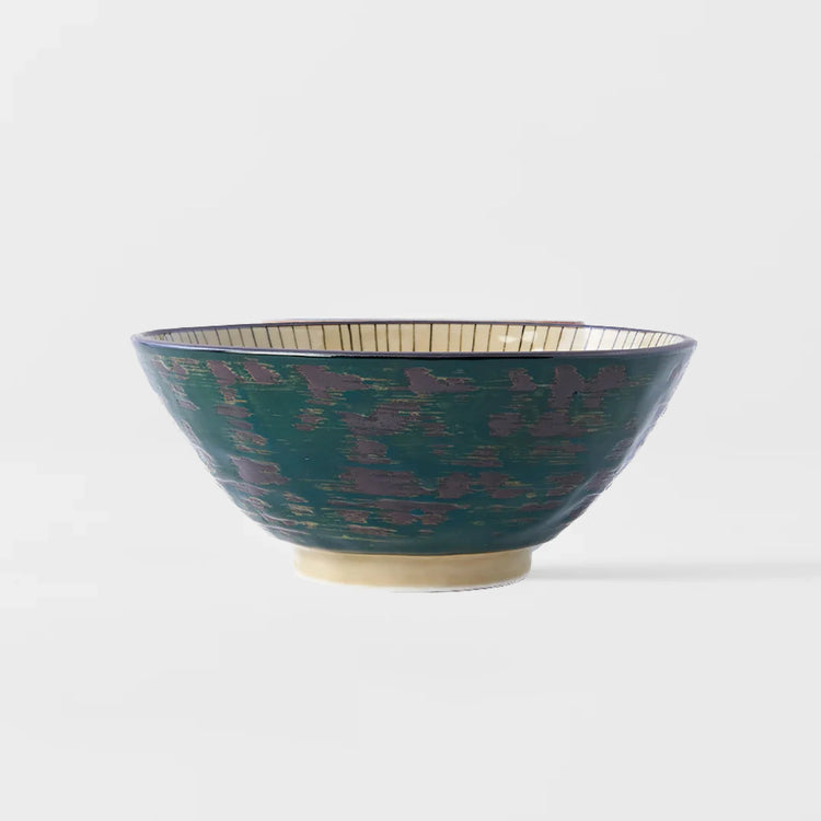 Made in Japan Green Converging Medium Bowl