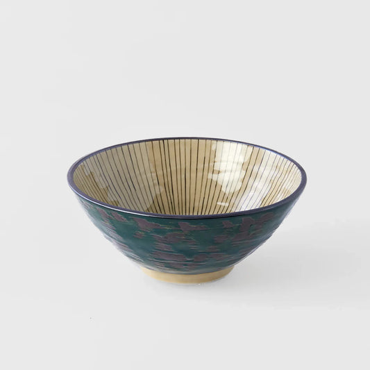 Made in Japan Green Converging Medium Bowl