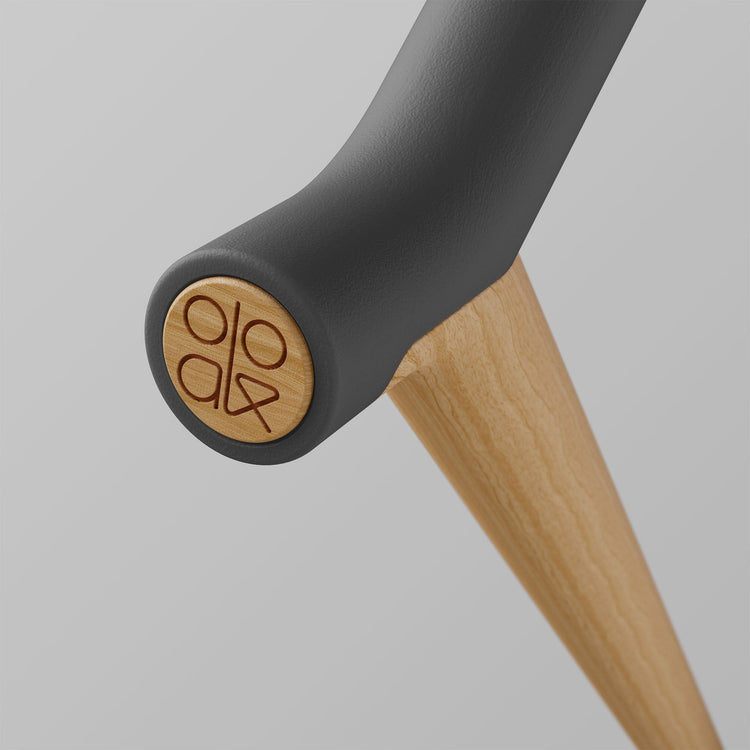 Uno. Graphite and Oak